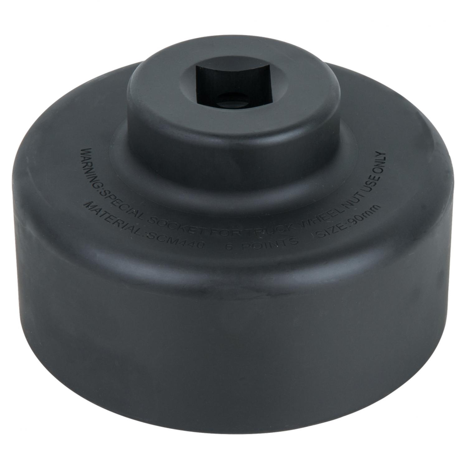 3/4" Торцевая головка для ступичной гайки, 6-гранный профиль, короткий 90mm