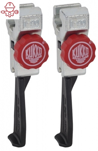 2 особо узких захвата с быстрой регулировкой (комплект) Kukko 1-95-P