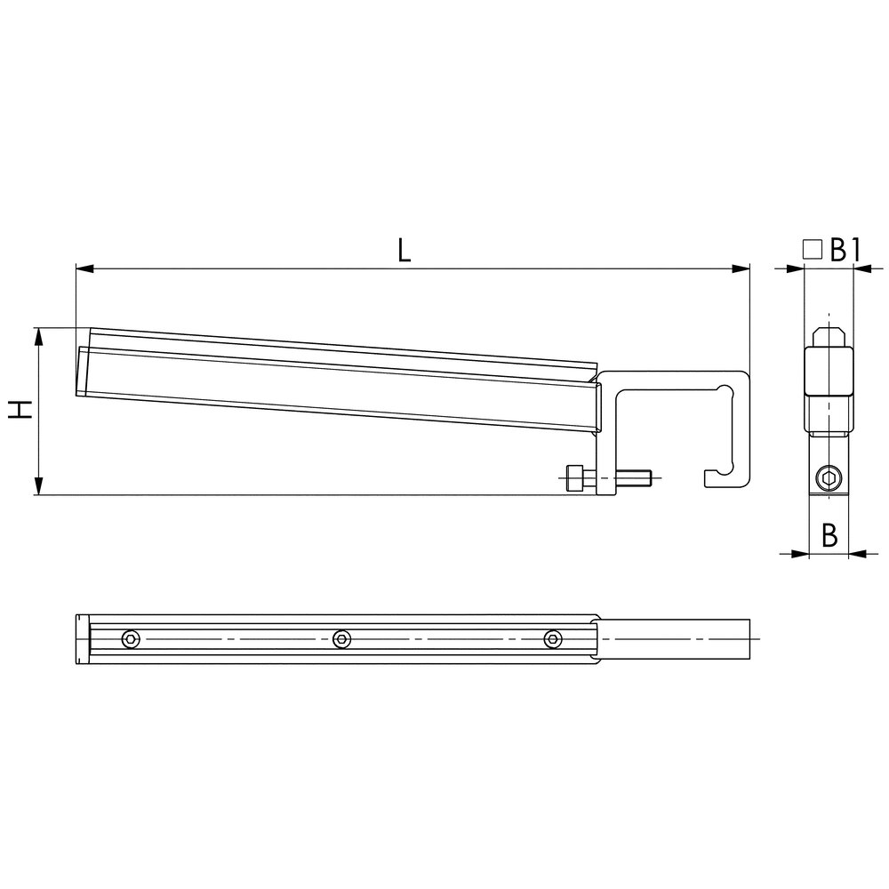 картинка Держатель для зажимных болтов АМF 74187 от магазина "Элит-инструмент"
