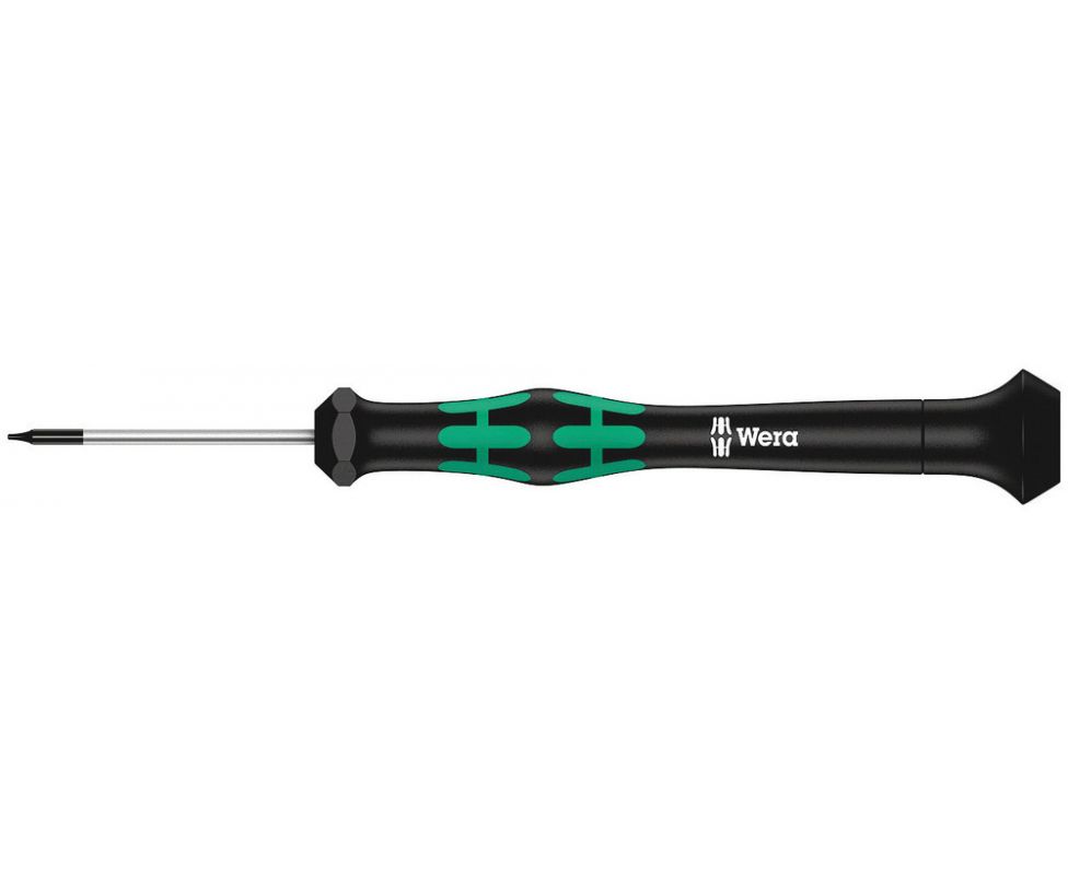 картинка Отвертка Wera Kraftform Micro Pentalobe для электронщика 2073 WE-030160 0,8 x 44 PL1 пенталоб для iPhone от магазина "Элит-инструмент"