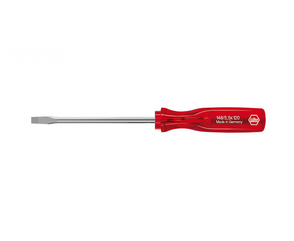 Отвертка Wiha Classic Slotted 148 00100 5,5 x 120 шлицевая