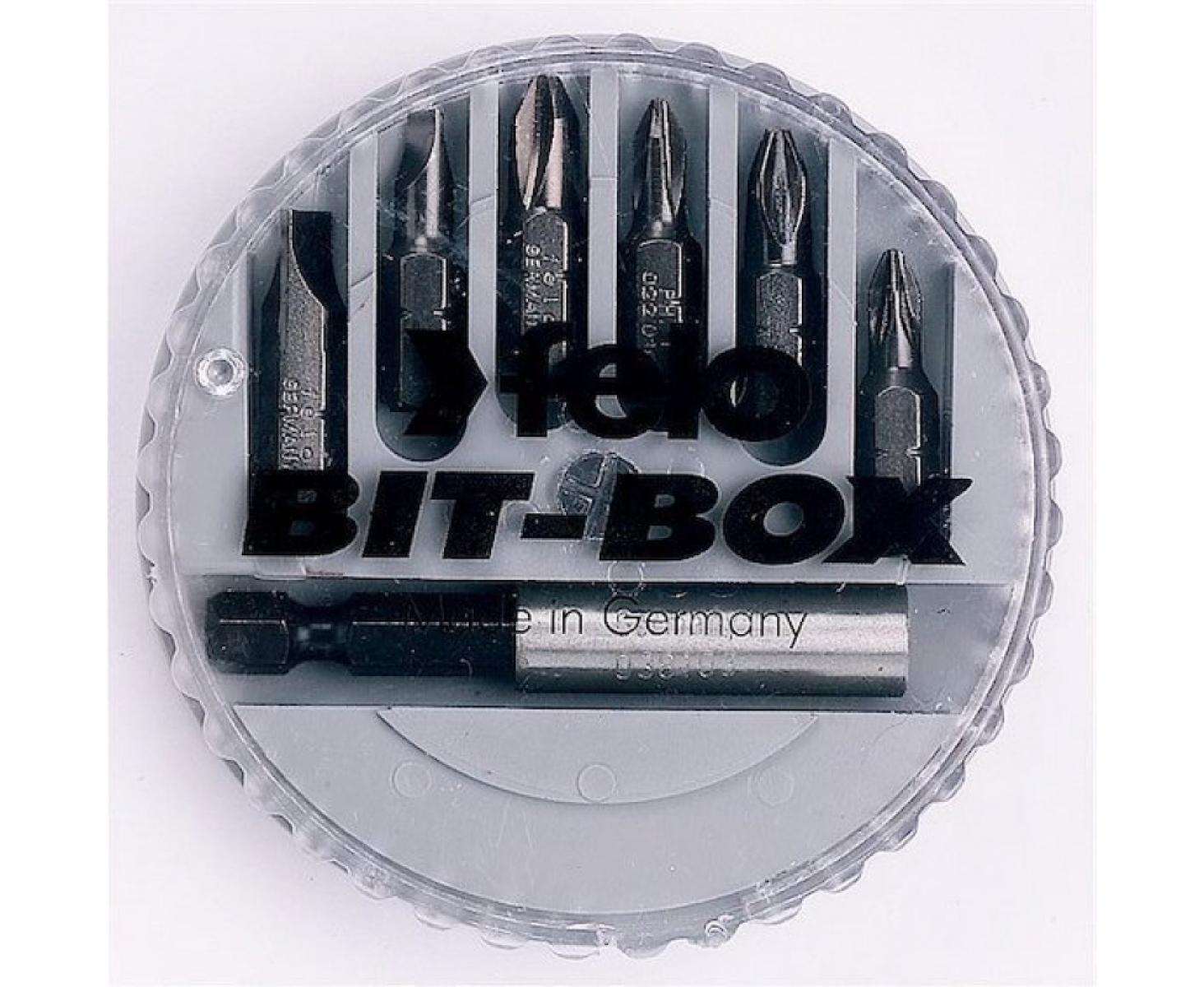 Набор Felo Bit-dox с держателем и битами SL PH PZ 9 предметов 02099460