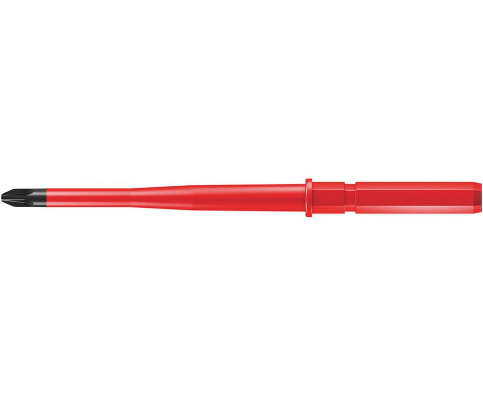 картинка Отвертка Wera Kraftform Kompakt Pozidriv VDE 65 iS WE-003456 PZ 2 х 154 крестовая изолированная от магазина "Элит-инструмент"