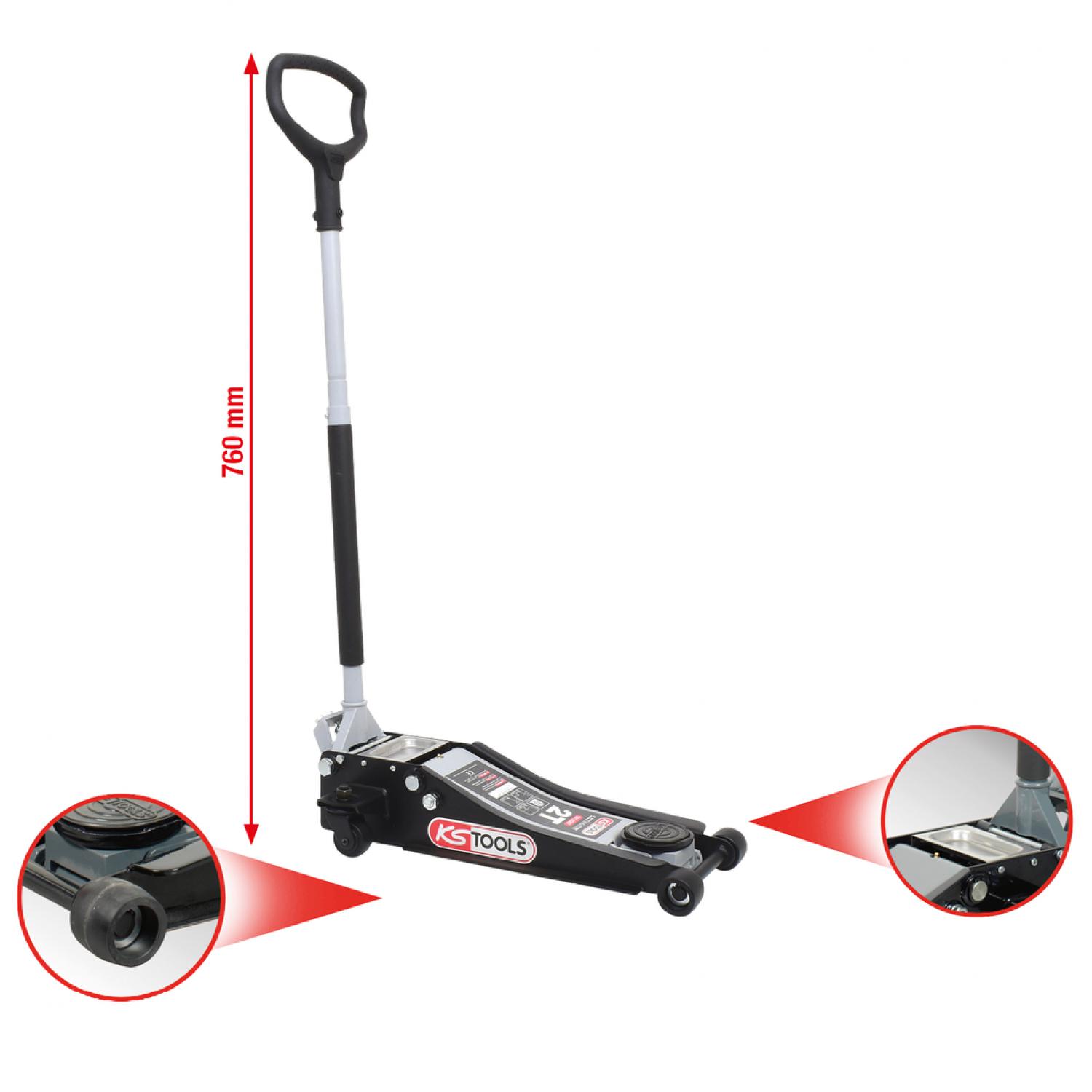 ULTIMATEline гидравлический стальной домкрат 2 т