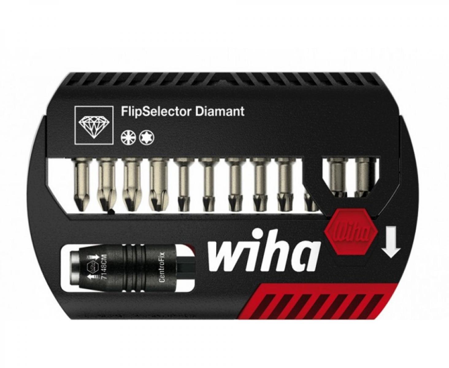 картинка Набор с битами PH TX Wiha FlipSelector Diamant 7947-9D7 39080, 13 предметов от магазина "Элит-инструмент"