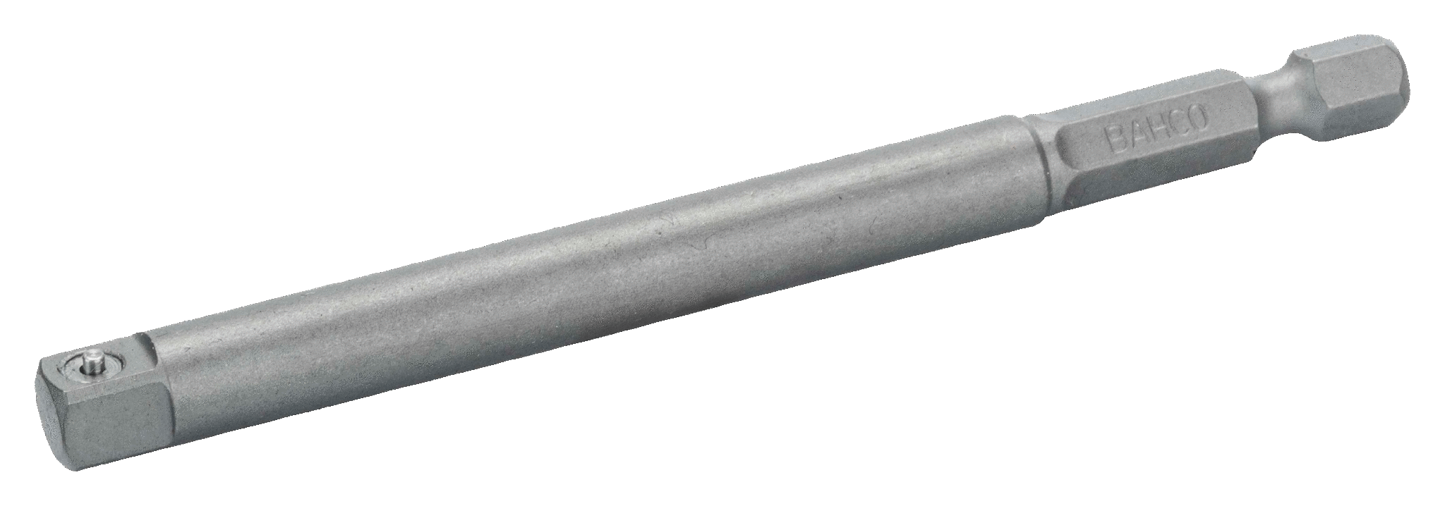 Переходник для торцевых головок с шестигранником размером 1/4 дюйма для квадрата 1/4 дюйма или 3/8 дюйма, 100 мм BAHCO K66100-3/8-1P