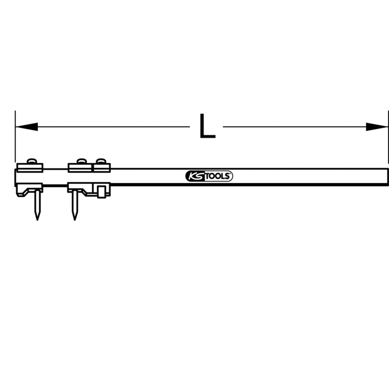 картинка Прецизионный штангенциркуль, 0-500 мм от магазина "Элит-инструмент"