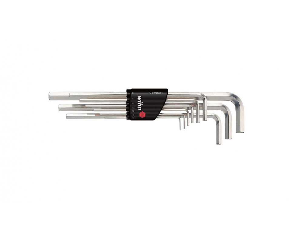картинка Набор штифтовых ключей HEX Wiha Compact 352 H9 01222 9 предметов от магазина "Элит-инструмент"
