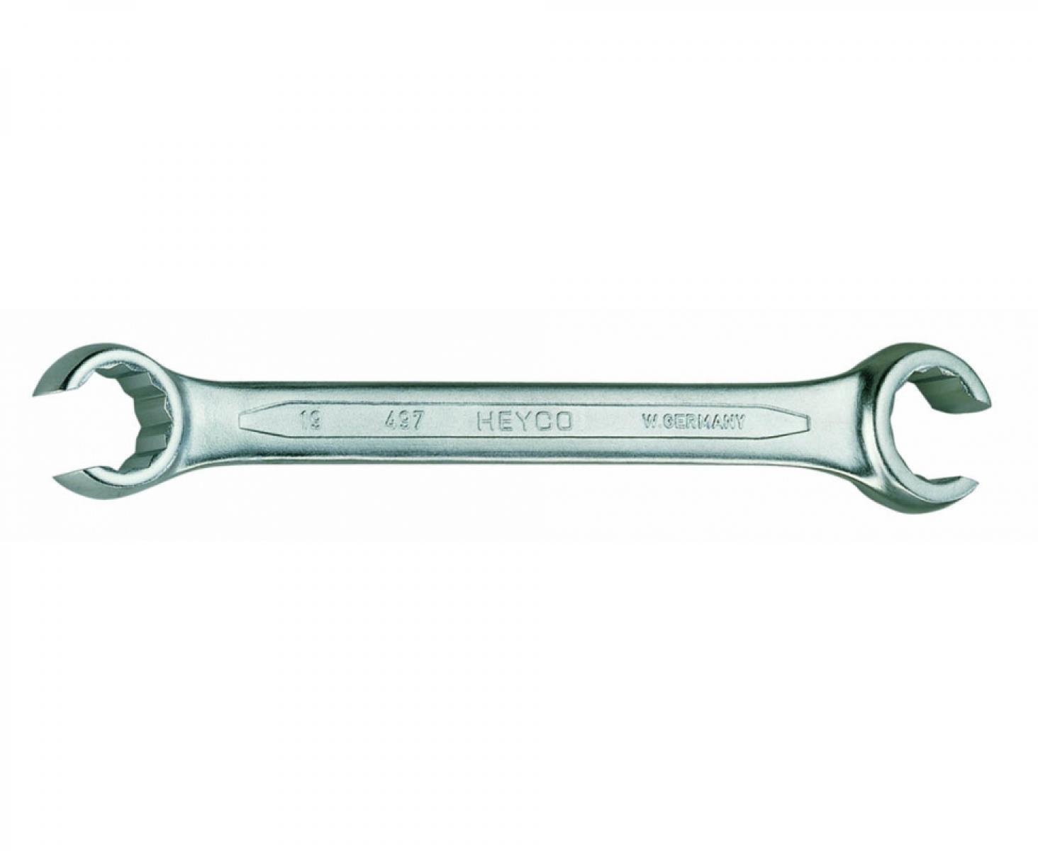 картинка Ключ гаечный накидной двусторонний открытый 12х14 мм Heyco HE-00497121480 от магазина "Элит-инструмент"