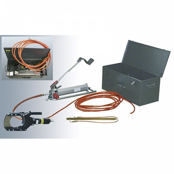 Набор инструмента для резки кабеля под возможным напряжением 60 кВ, макс.90 мм