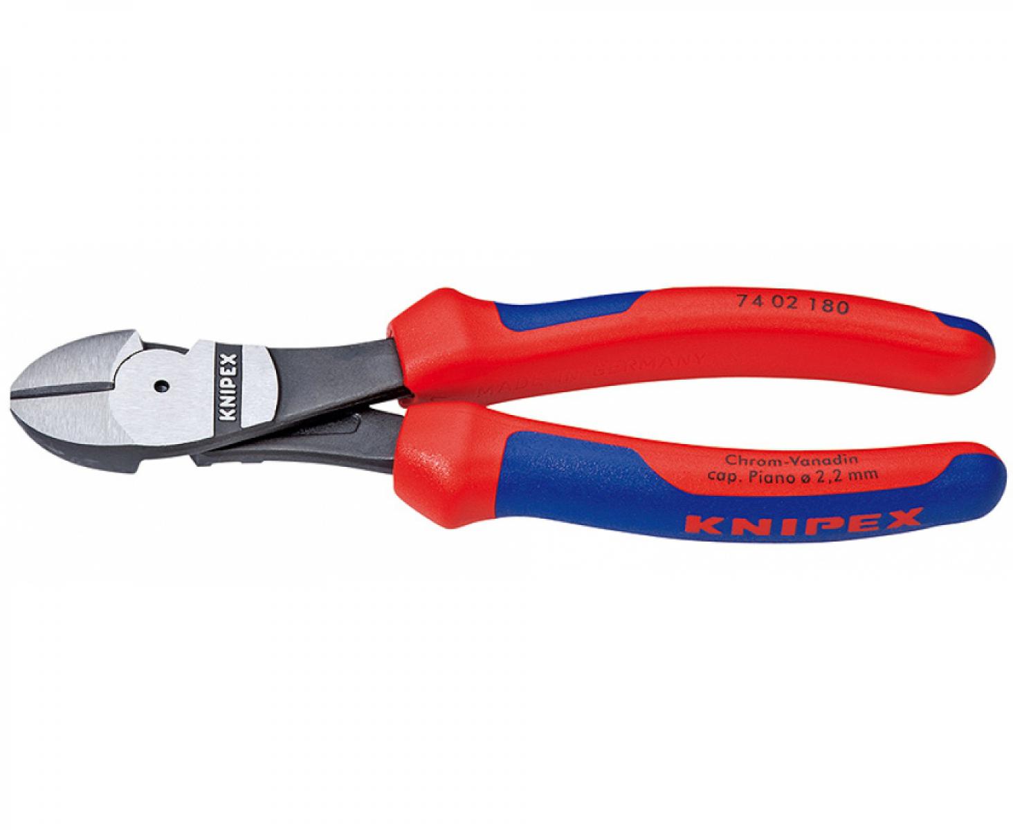 Кусачки боковые особой мощности Knipex KN-7402180SB в блистере