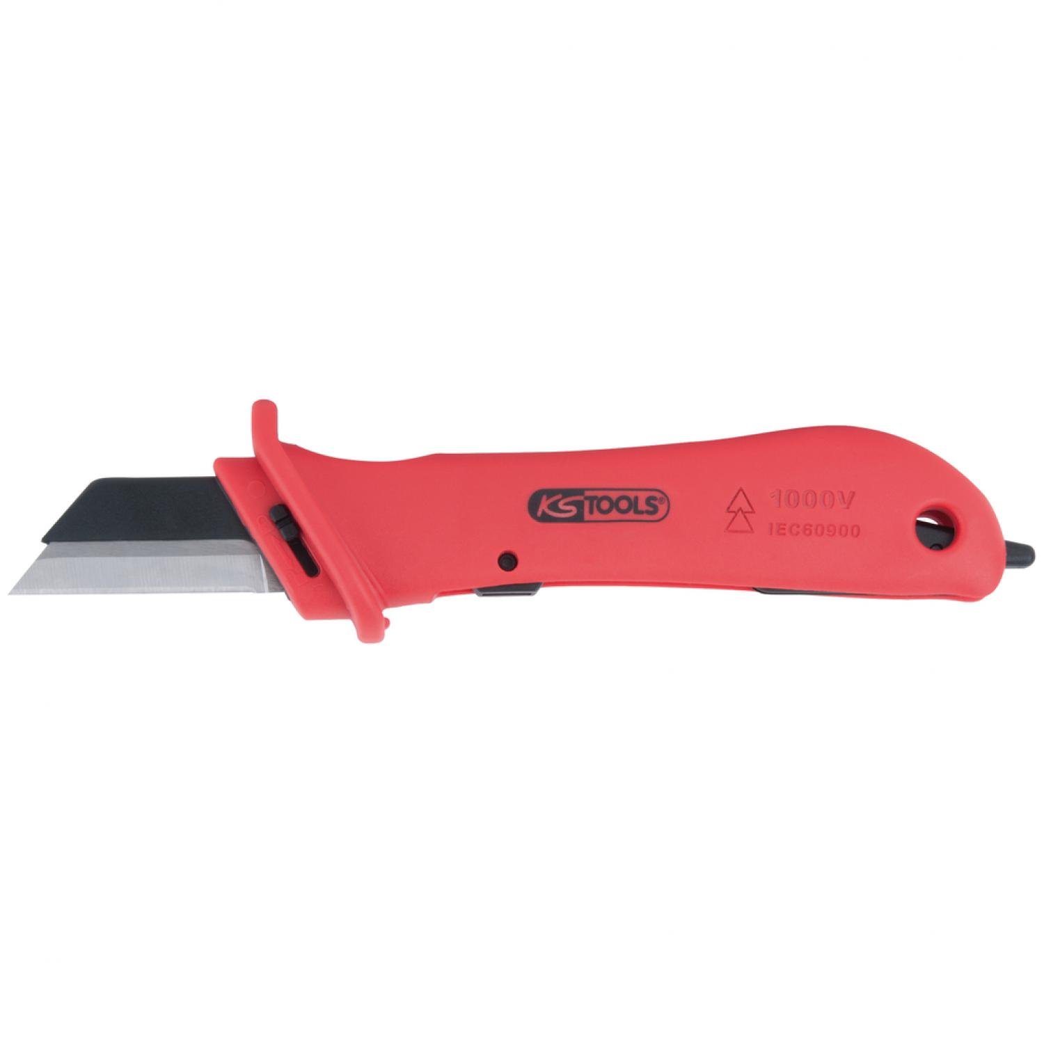 Кабельный нож с изолированный со сменным лезвием, 189 мм