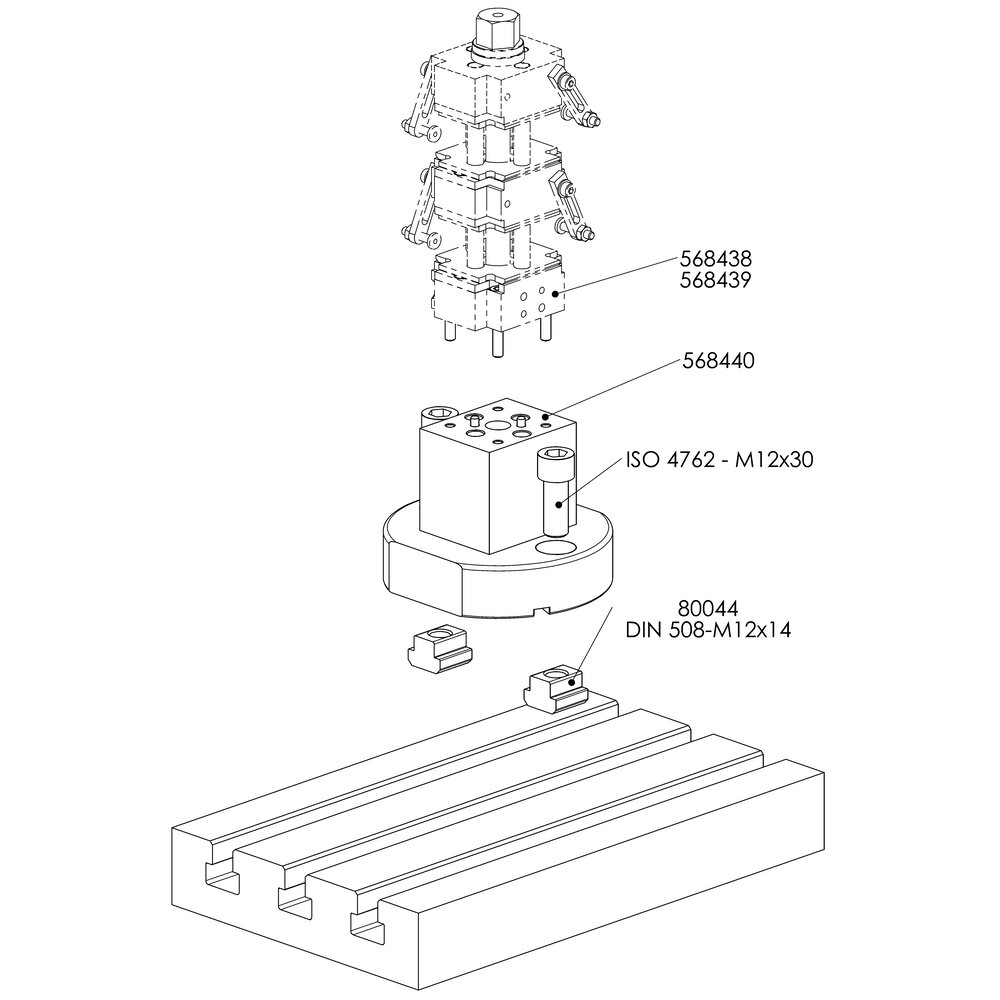 картинка Переходник для системы многократного зажима "EasyVise" АМF 568440 от магазина "Элит-инструмент"