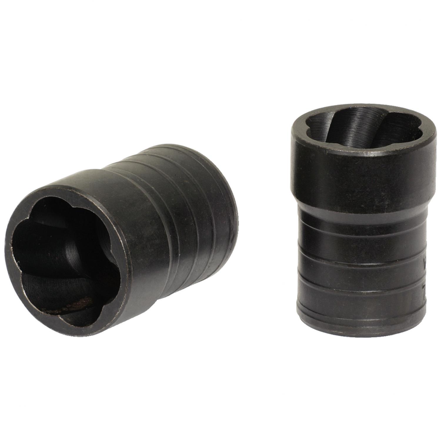 Силовая торцовая головка 1/2'' со спиральным профилем, 22 мм