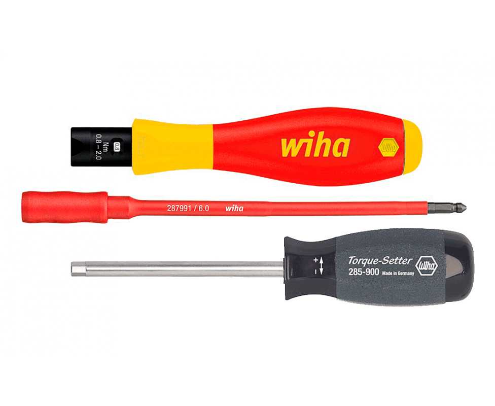 Отвертка Wiha TorqueVario-S VDE 2872 26626 динамометрическая 0,8 - 5,0 Нм / 6255 0405 Fplus