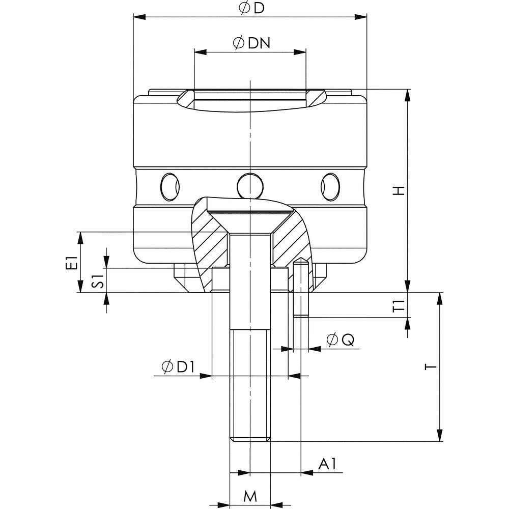 картинка Зажимной модуль, механический АМF 553405 от магазина "Элит-инструмент"