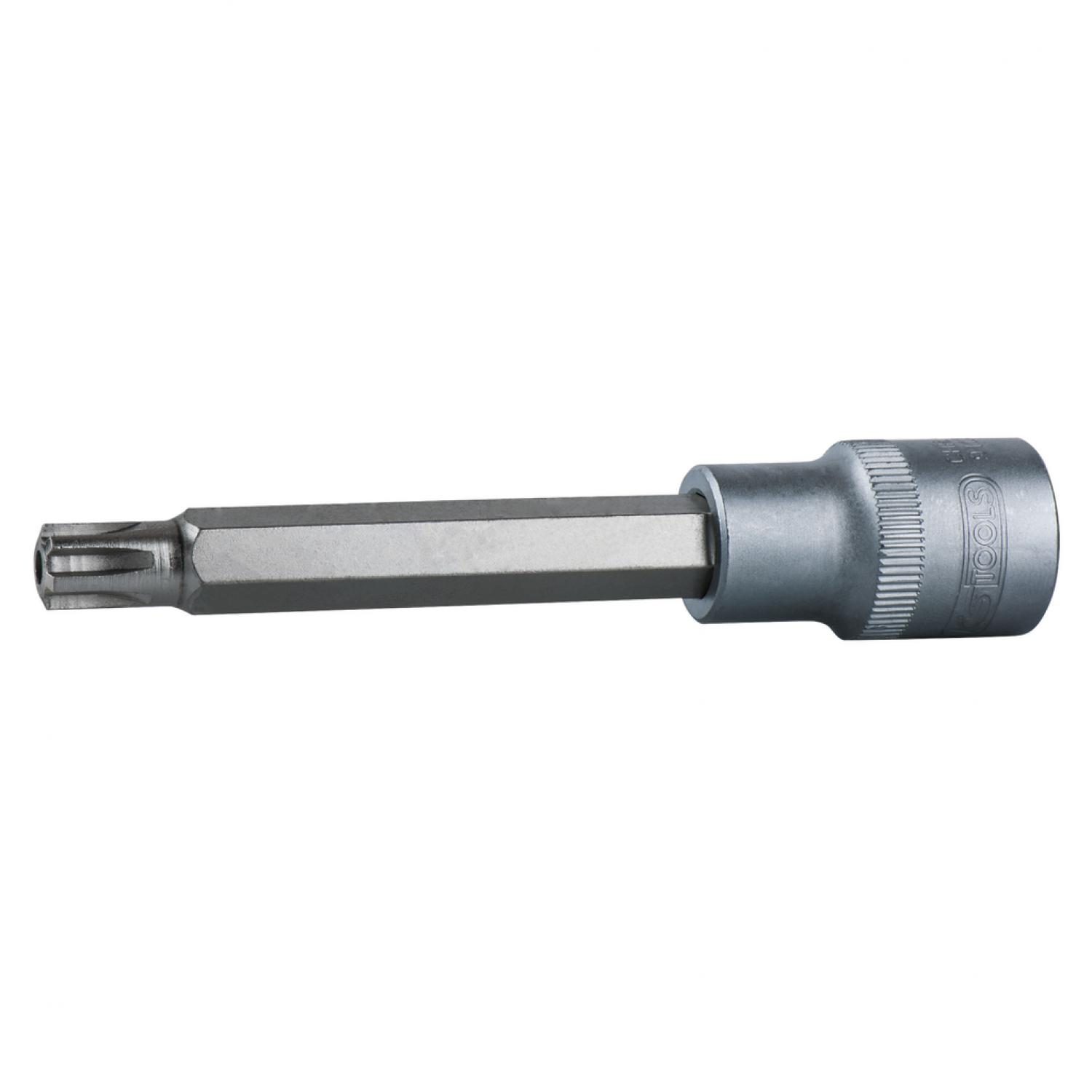 Торцовая головка RIBE 1/2" с битом и торцовым отверстием, длинная, М14