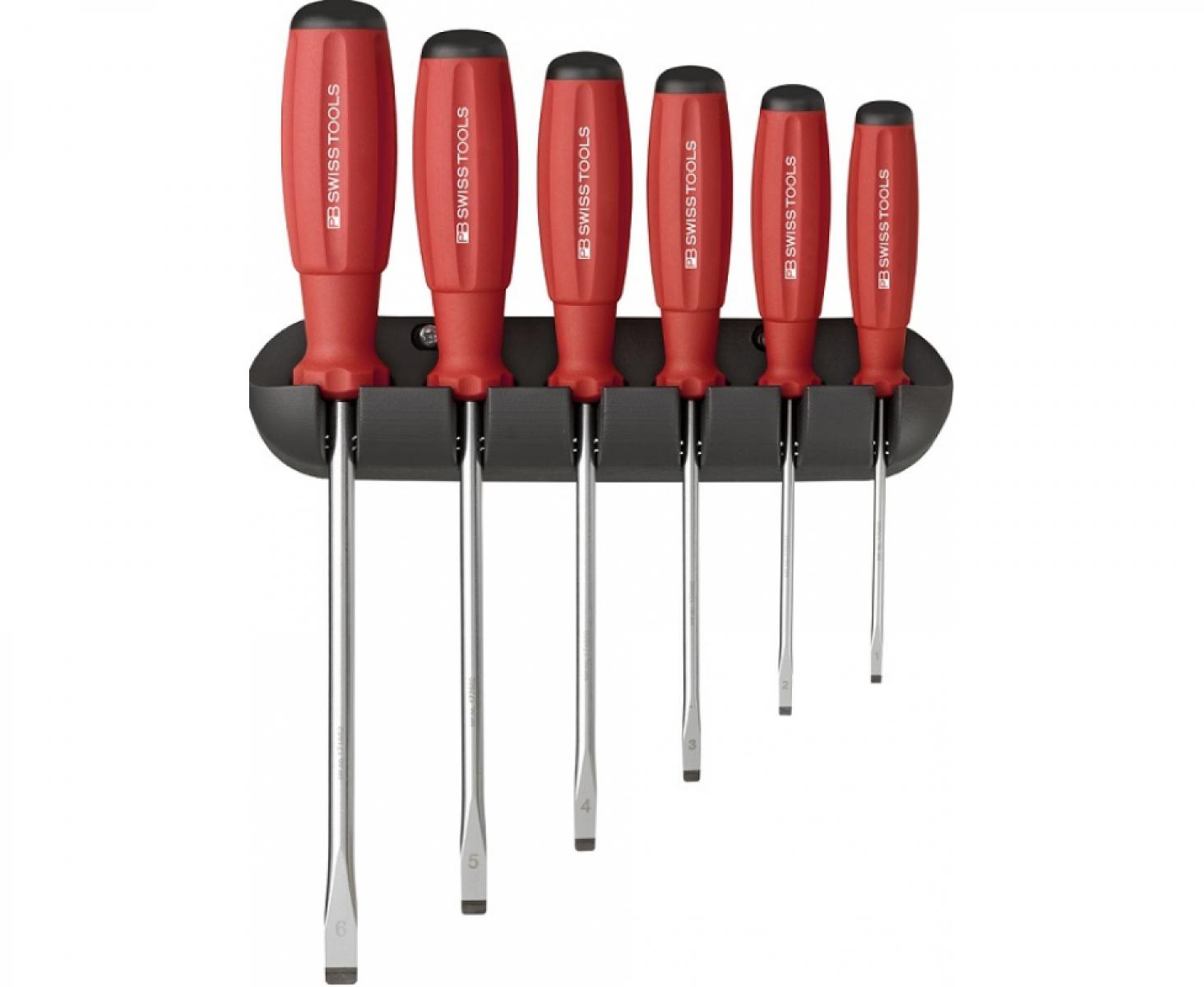 картинка Набор шлицевых отверток SwissGrip PB Swiss Tools PB 8240. 6 шт. от магазина "Элит-инструмент"