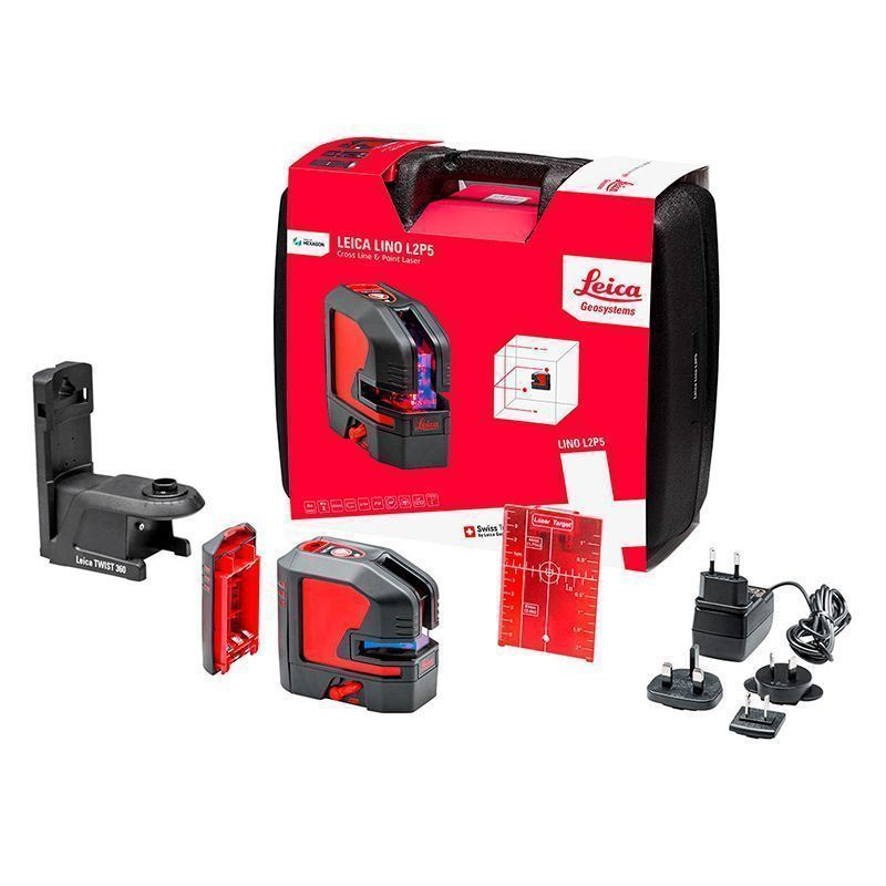 картинка Лазерный уровень Leica Lino L2P5-1 864431 от магазина "Элит-инструмент"