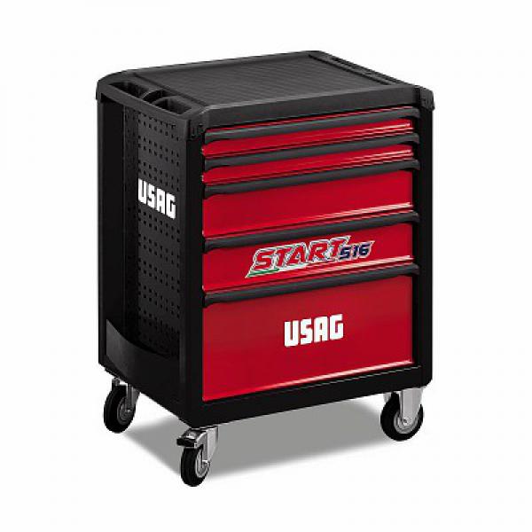 картинка Инструментальный шкаф на колесах START – 5 ящиков (пустой) 516 SP5V U05160005 от магазина "Элит-инструмент"