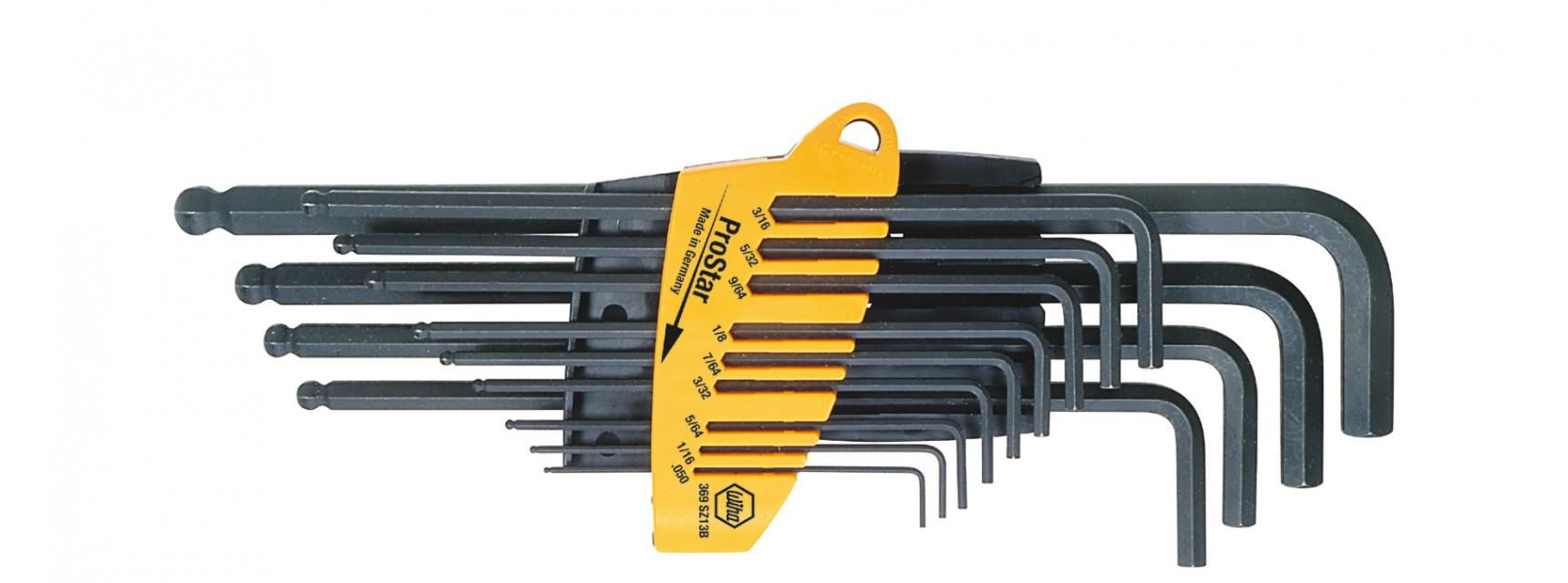 картинка Набор штифтовых ключей в держателе ProStar SB 369 SZ13B WIHA 24851 от магазина "Элит-инструмент"