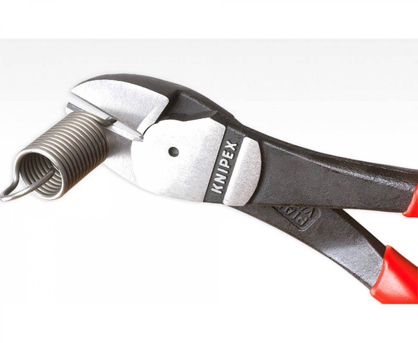картинка Кусачки боковые особой мощности Knipex KN-7402180SB в блистере от магазина "Элит-инструмент"