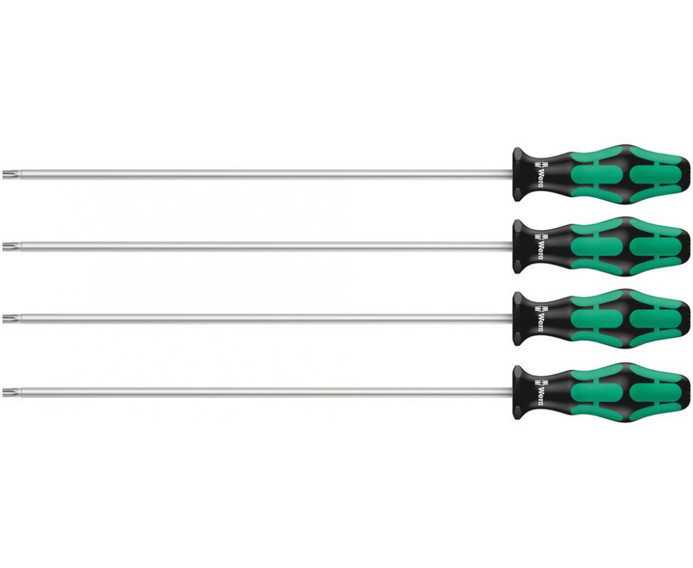 картинка Набор отверток Wera Kraftform Plus 334 367/4 TORX HF WE-028074 с фиксирующей функцией от магазина "Элит-инструмент"