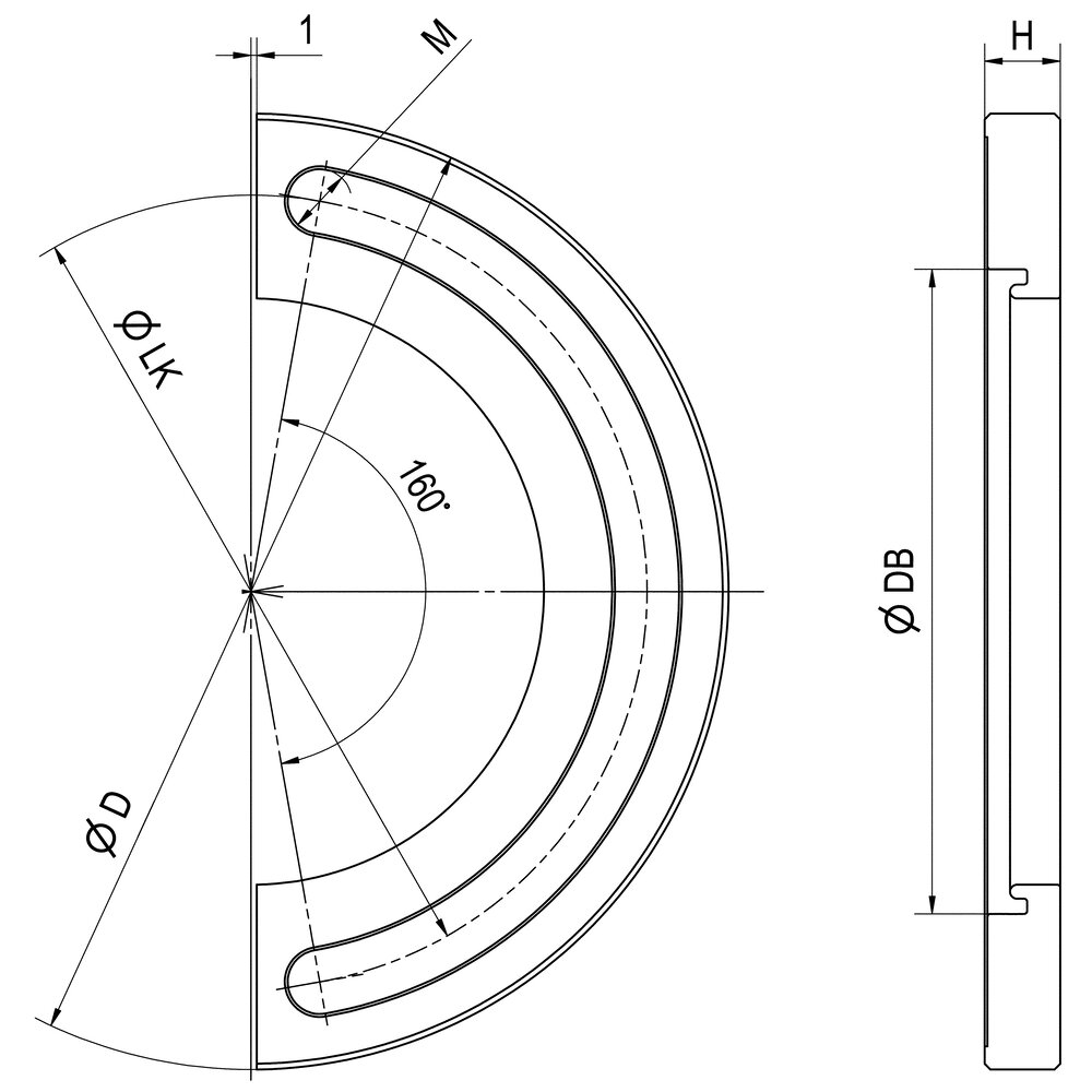 картинка Зажимной фланец, комплект АМF 426825 от магазина "Элит-инструмент"