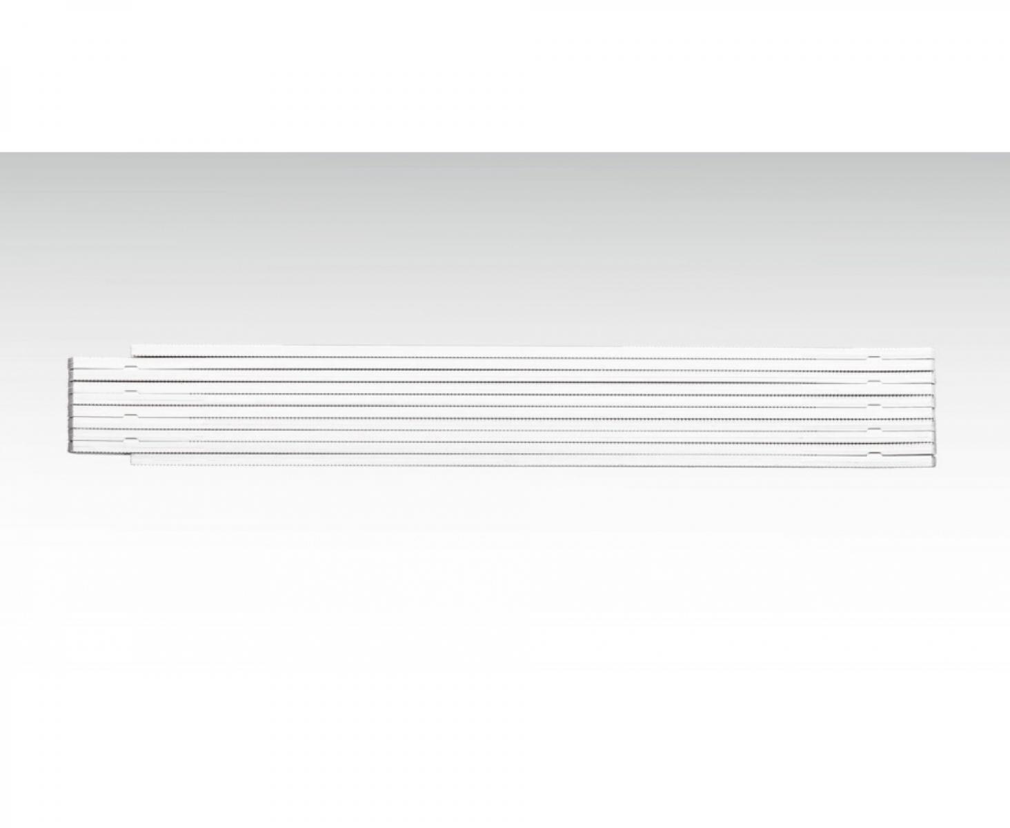 картинка Метр складной пластиковый белый 1007 2 м х 16 мм Stabila 01001 от магазина "Элит-инструмент"