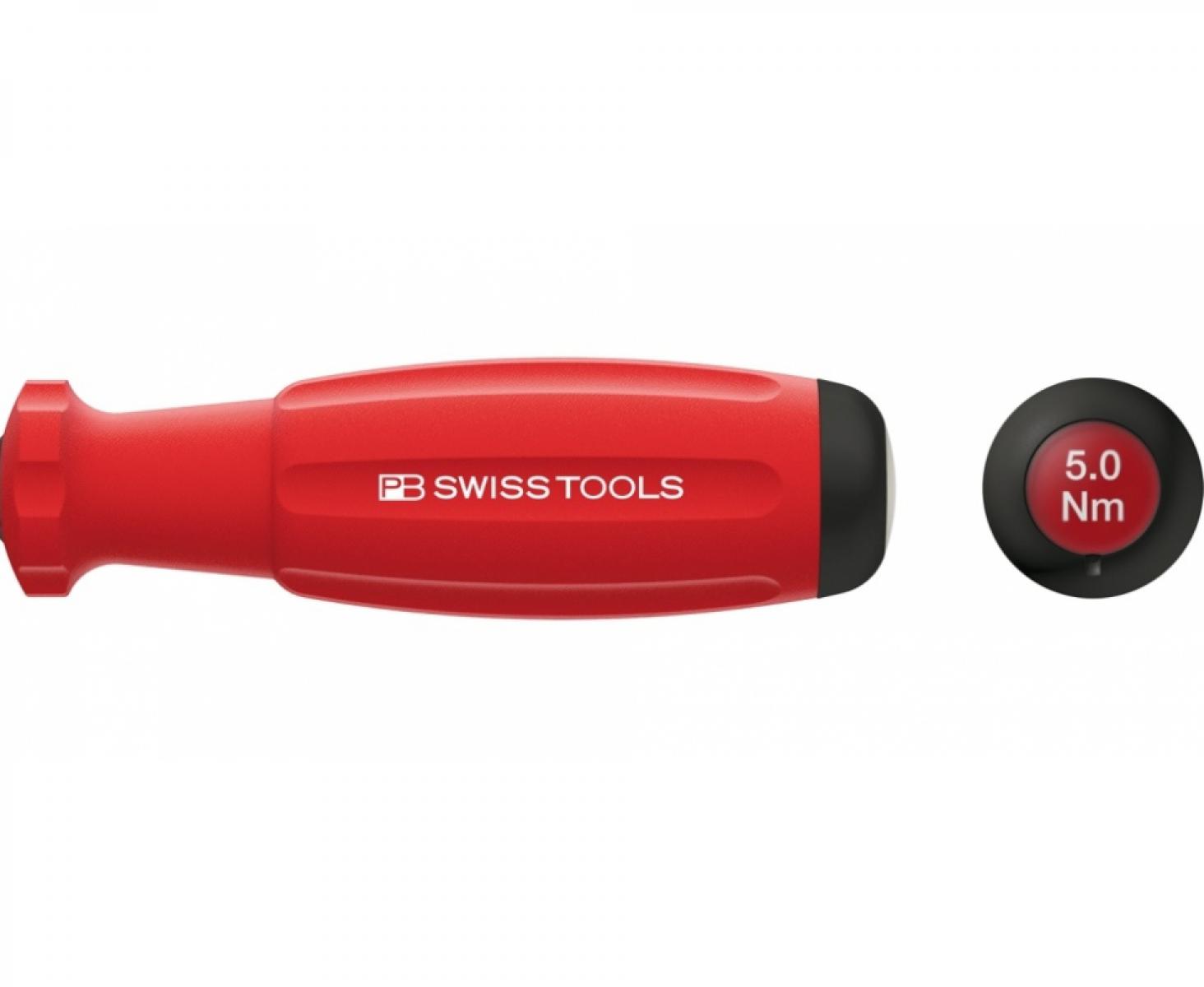 картинка Динамометрическая рукоятка MecaTorque PB Swiss Tools PB 8314.A 5.0 Nm для сменных лезвий от магазина "Элит-инструмент"