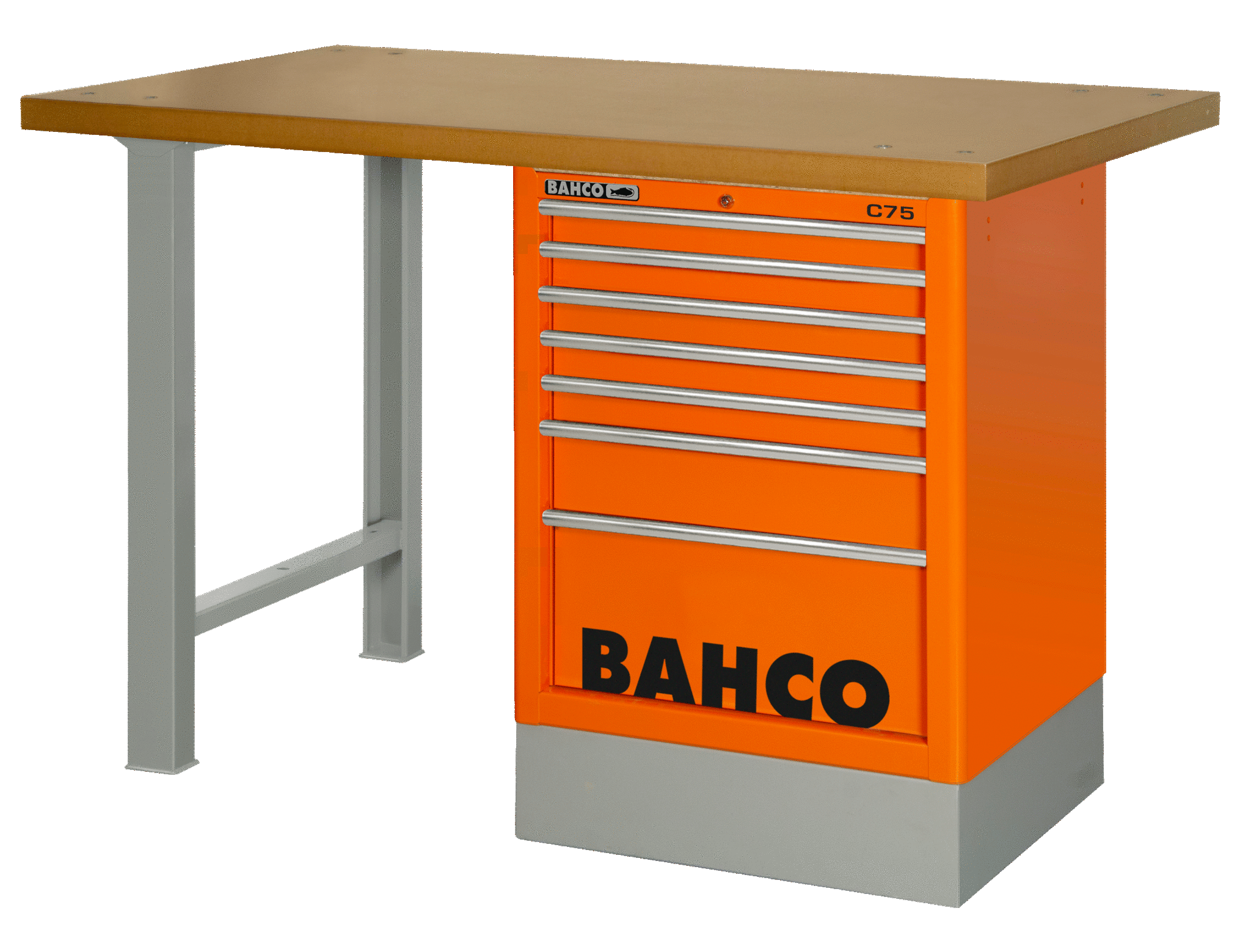 картинка Верстак с выдвижными ящиками, столешница из МДФ BAHCO 1495K8CRDWB18TD от магазина "Элит-инструмент"