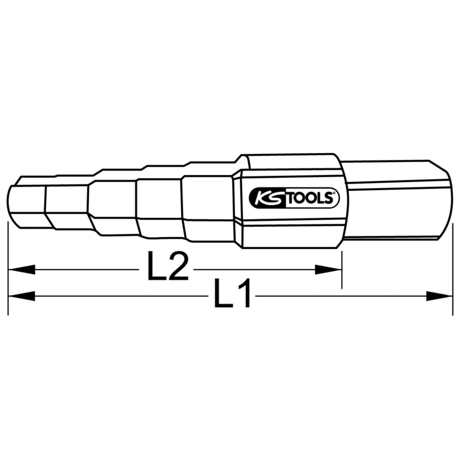 картинка Универсальный ступенчатый ключ, 6 ступеней, 9,5-17 мм от магазина "Элит-инструмент"