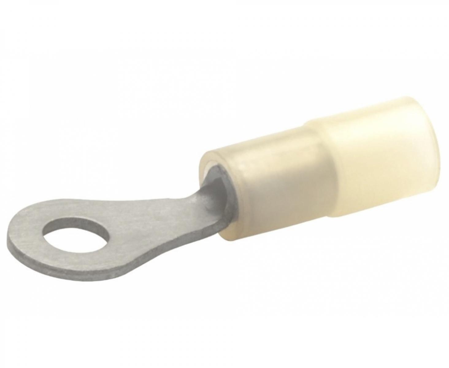 картинка Наконечник кольцевой медный изолированный DIN 46237 0,1-0,4 мм² под болт М3,0 Klauke KLK6193 100 шт. от магазина "Элит-инструмент"