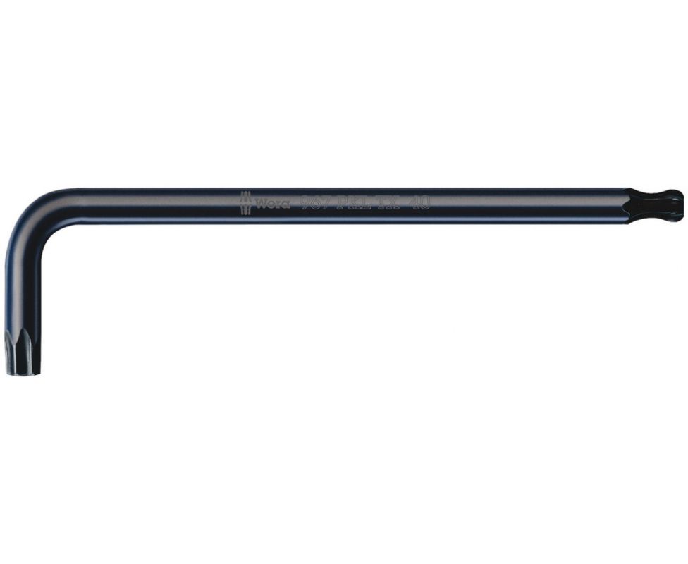 картинка Ключ Г-образный Wera 967 PKL TORX WE-024202 TX 20 BlackLaser от магазина "Элит-инструмент"