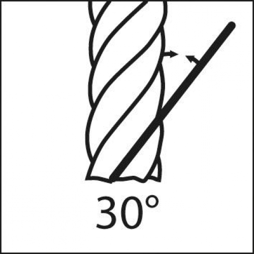 картинка Фреза пазовая DIN844 HSSE-PM TiALN тип K Z3 FORMAT 3 мм 2155 0300 Fplus от магазина "Элит-инструмент"