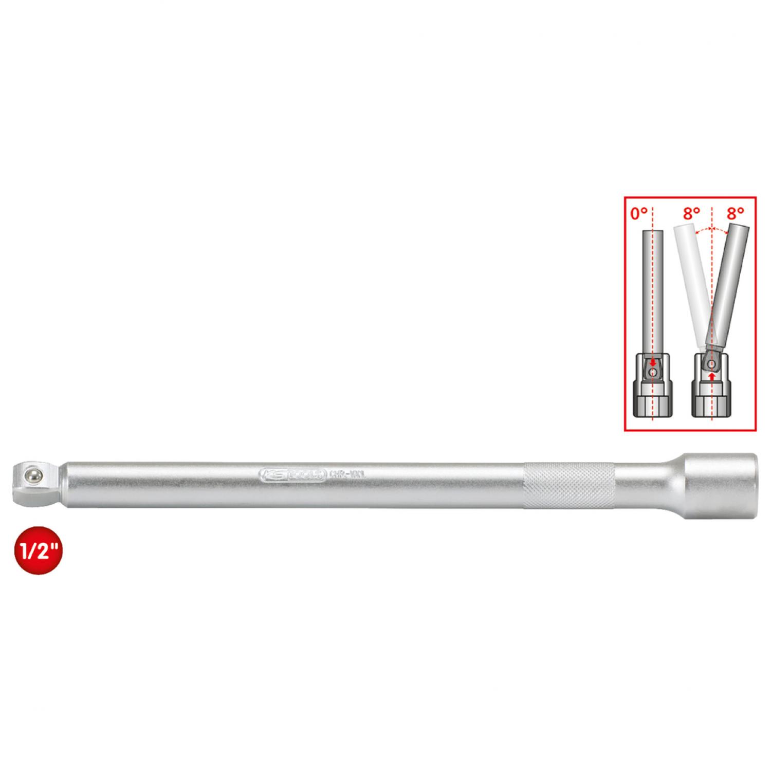 Откидной удлинитель 1/2", 250 мм