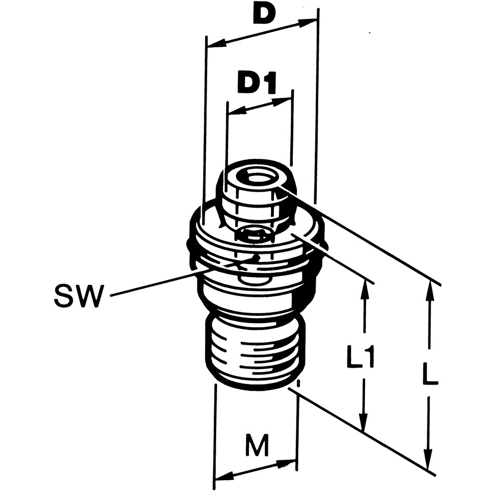 картинка Центрирующий штифт, круглый АМF 88682 от магазина "Элит-инструмент"