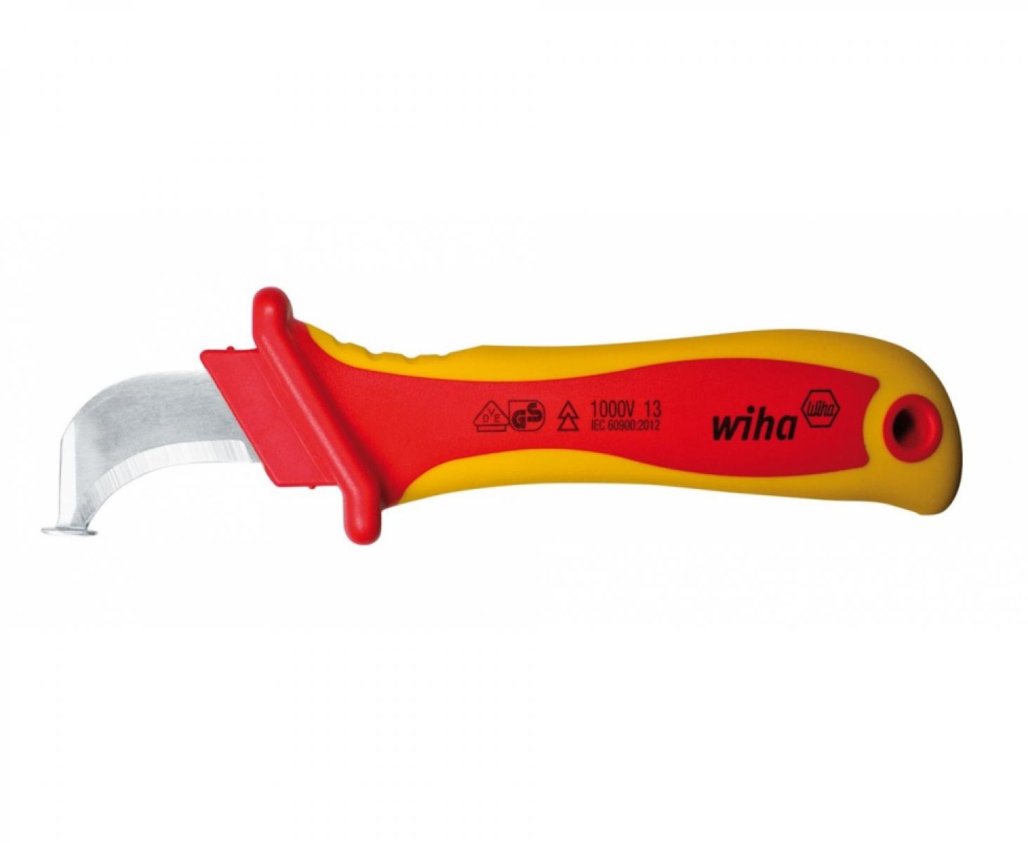 картинка Нож для снятия оболочки с круглых кабелей Wiha 246 78 SB 36053 от магазина "Элит-инструмент"