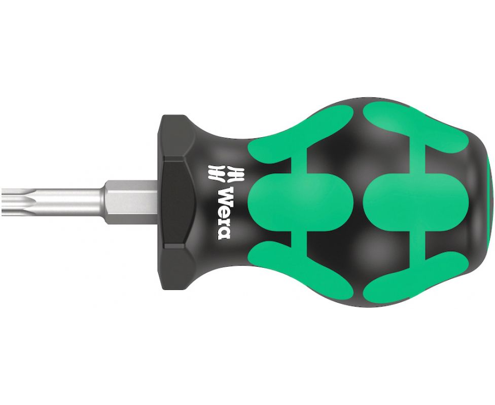 картинка Короткая отвертка Stubby 367 TORX Wera, TX20 х 25 мм, WE-008858 от магазина "Элит-инструмент"