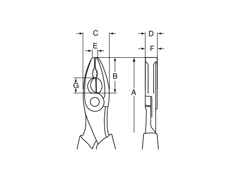 картинка Изолированные универсальные плоскогубцы BAHCO 2678V-160 от магазина "Элит-инструмент"