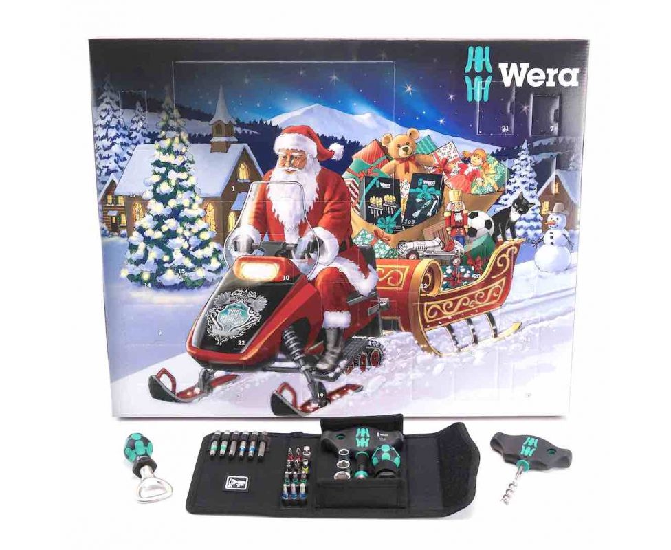 картинка Рождественский календарь 2019 Wera WE-136600 от магазина "Элит-инструмент"