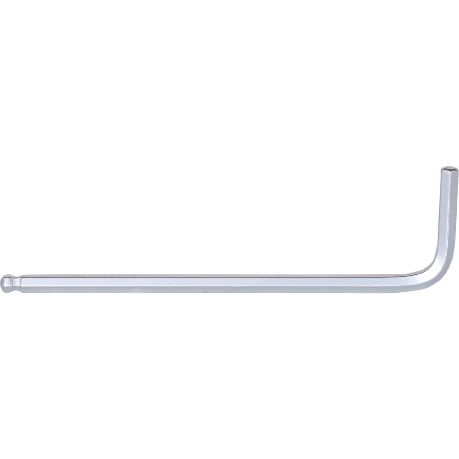 картинка Угловой штифтовой ключ с внутренним шестигранником и шаровой головкой, длинный, 4 мм подвеска от магазина "Элит-инструмент"