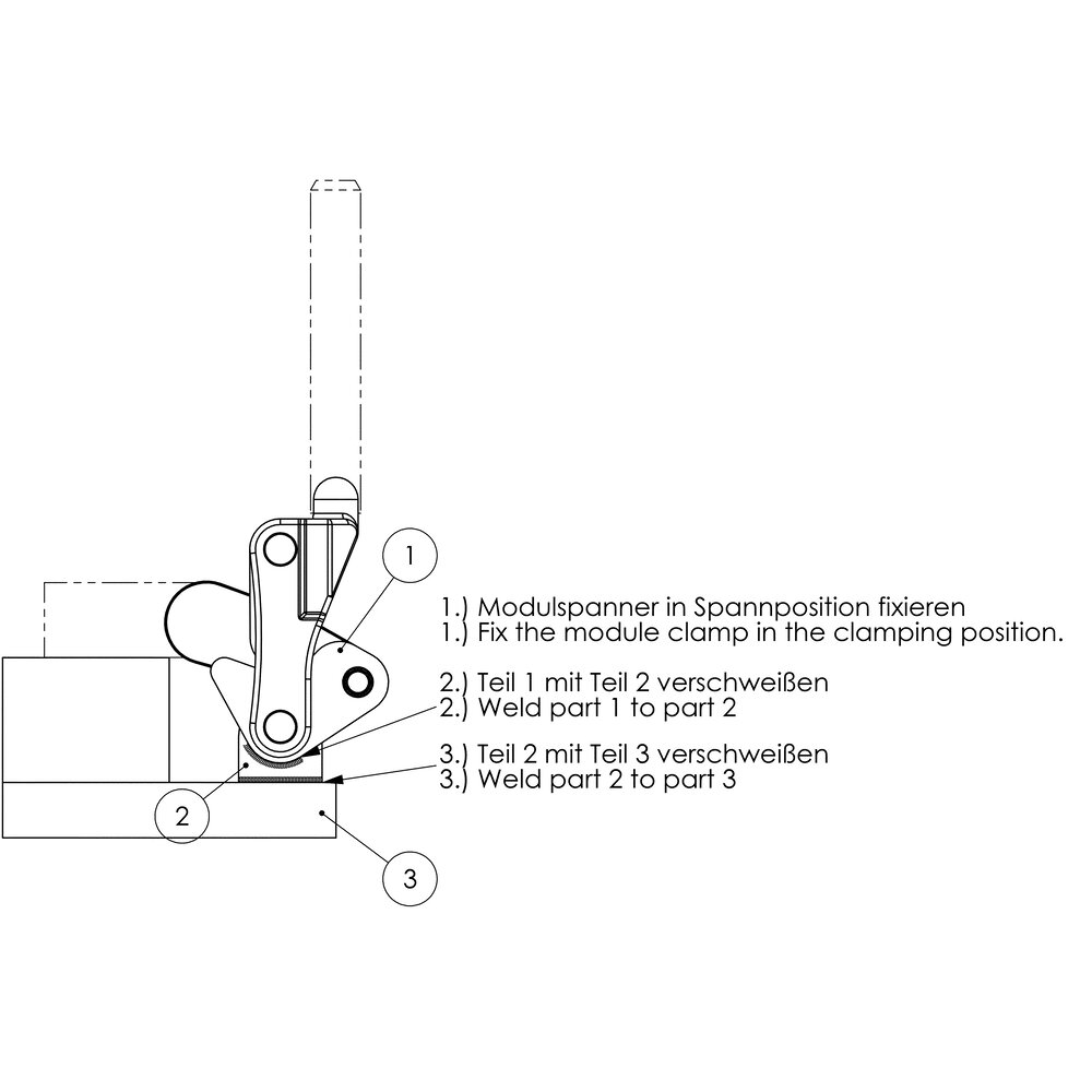 картинка Модульный зажим АМF 90738 от магазина "Элит-инструмент"
