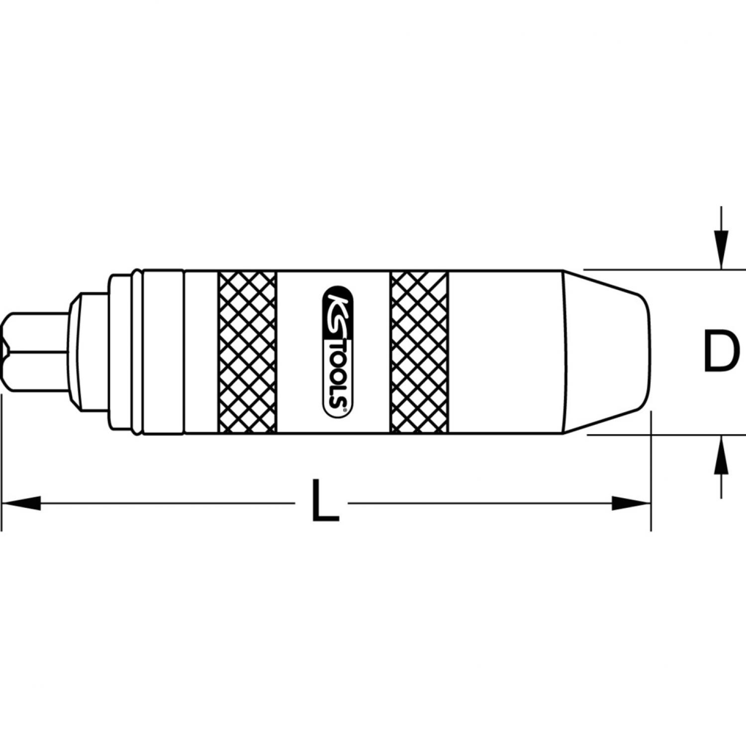 картинка Ручная ударная отвертка 1/2'', 135 мм от магазина "Элит-инструмент"