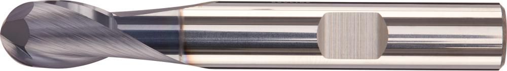 Цельнотвердосплавная радиусная фреза AITiN+, FORTIS 4317784741897 (ø h10 - 6 мм / длина режущей кромки - 10 мм / общая длина - 54 мм / хвостовик ø h5 - 6 мм / сталь - 150 / сталь - 110 / сталь - 85 / сталь - 45 / сталь - 45)