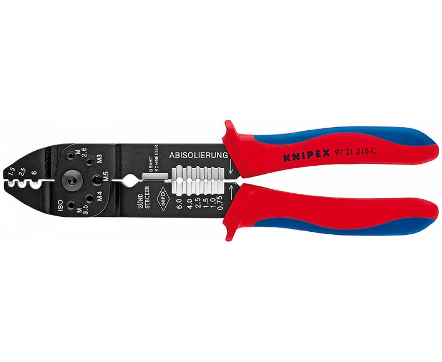 Клещи зажимные для опрессовки Knipex KN-9721215C