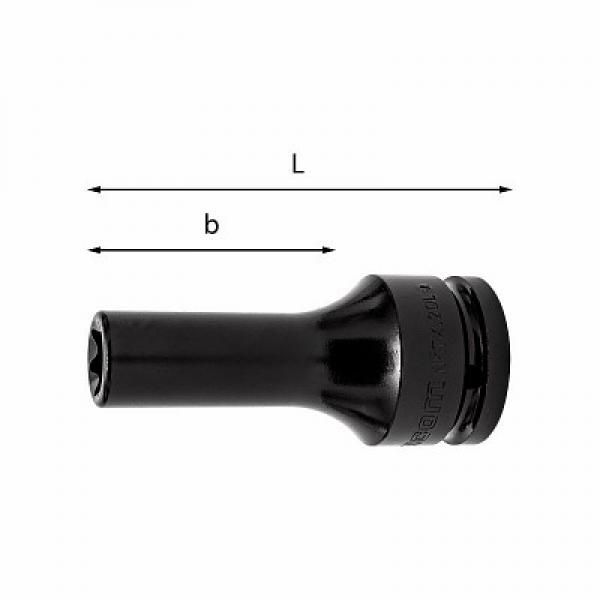 картинка Головки ключей для винтов с выемкой TORX® - IMPACT 235 3/4 MTX U02351270 от магазина "Элит-инструмент"
