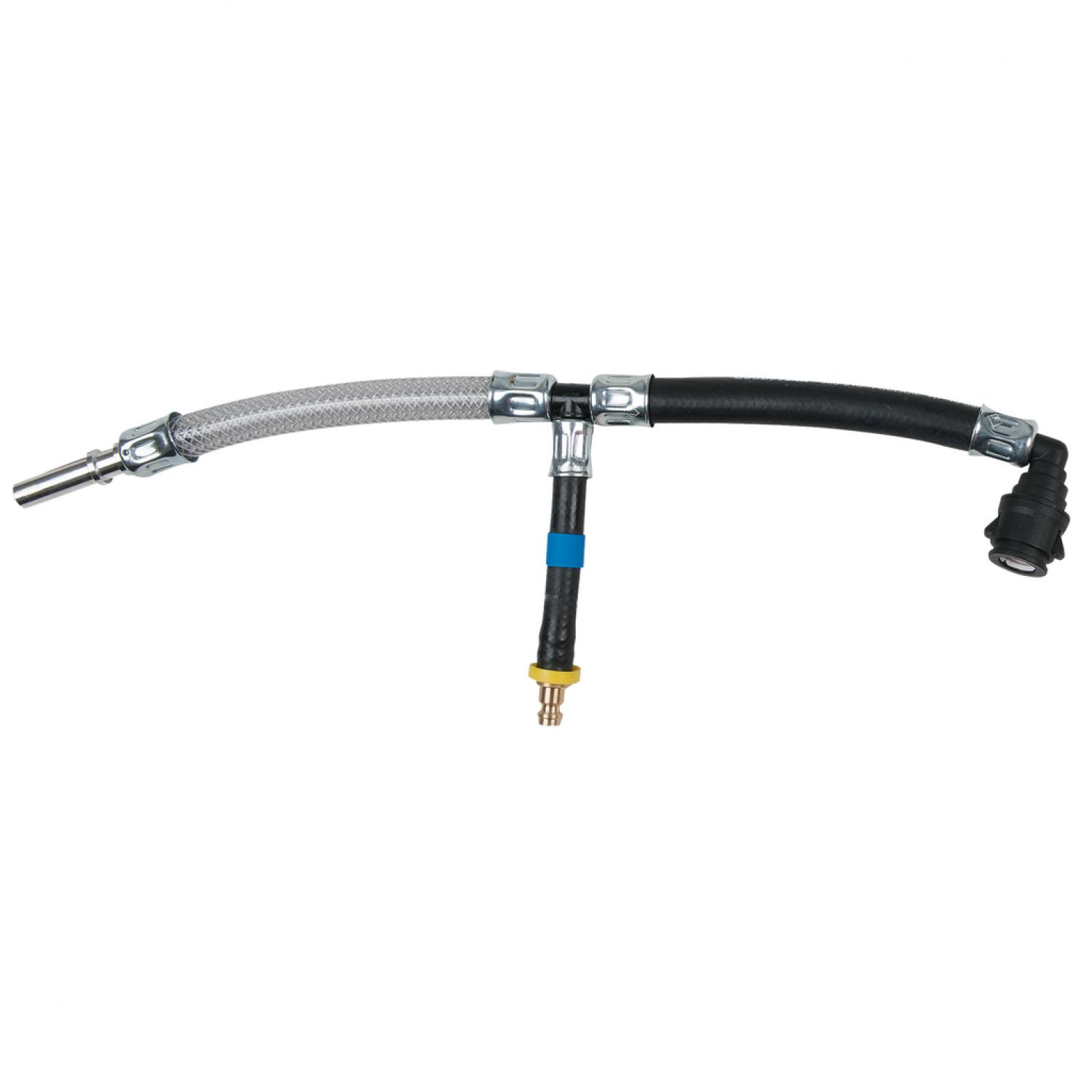 картинка T-соединение SAE 10 x 30 мм (синее) от магазина "Элит-инструмент"