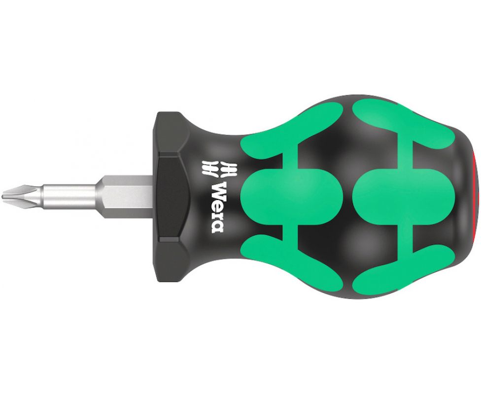 картинка Короткая отвертка/отвертка для карбюратора Stubby 350 PH Wera, PH2 х 25 мм, WE-008851 от магазина "Элит-инструмент"