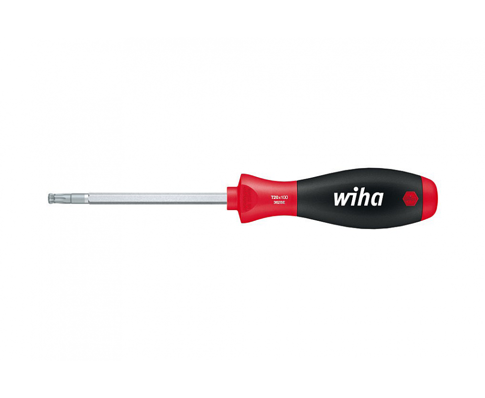 Отвертка Wiha SoftFinish TORX 362BE 32255 T27 x 115 со сферической головкой